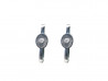 Pendientes plata 925mm oxidada y satinada con brillantes naturales de 0.02cts.