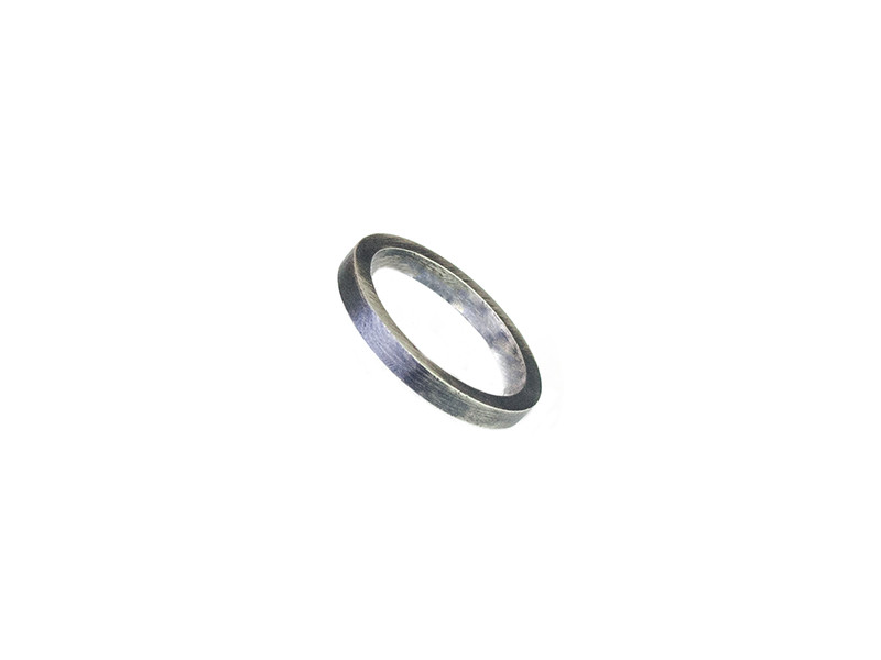 Smooth satin silver wedding band Smooth satin silver wedding band
