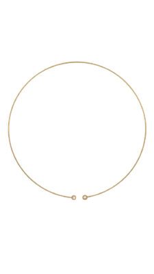 Colgante oro amarillo de 750mm con alma de titanio.
