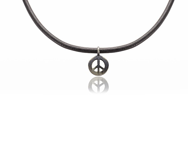Silver pendant symbol PEACE"" Silver pendant symbol PEACE""
