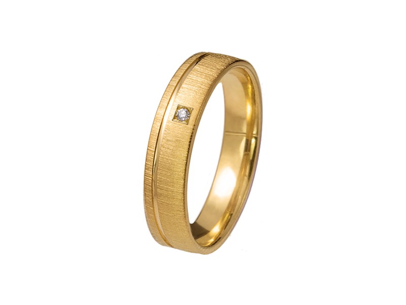 Alianza de oro amarillo de 18 Ktes. Alianza de oro amarillo de 18 Ktes.